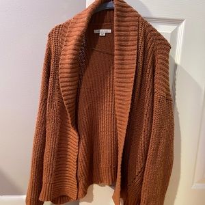 American Eagle Burnt Orange Sweater Cardigan SZ XS